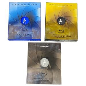 James Bond Collection Edition Volumes 1 2 3 Blu-Ray Box Sets 007